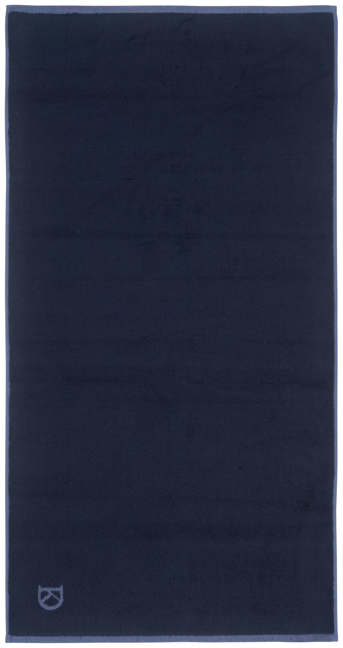 MATA ŁAZIENKOWA 59 - ciemnoniebieski, Basics, tkanina (60/120cm) - Dieter Knoll