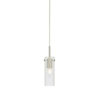 Pendelleuchte Tibia Pendant max. 40 Watt - Transparent/Nickelfarben, Design, Glas/Metall (7/7/28,5cm) - Markslöjd