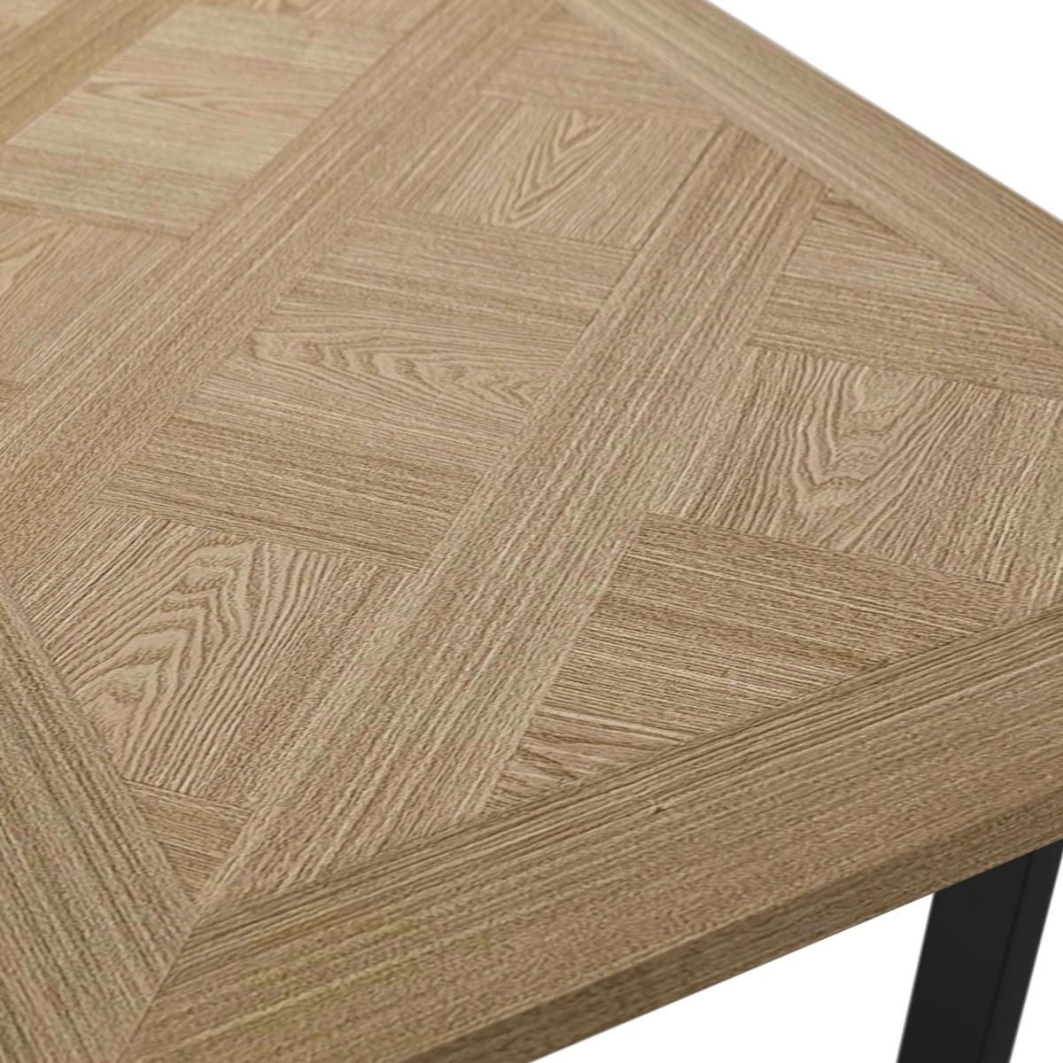 Jedilna Garnitura Abelia, Miza 160x90, 4x Stol - barve lesa evkaliptusa/črna, Moderno, kovina/tekstil - Bessagi Home