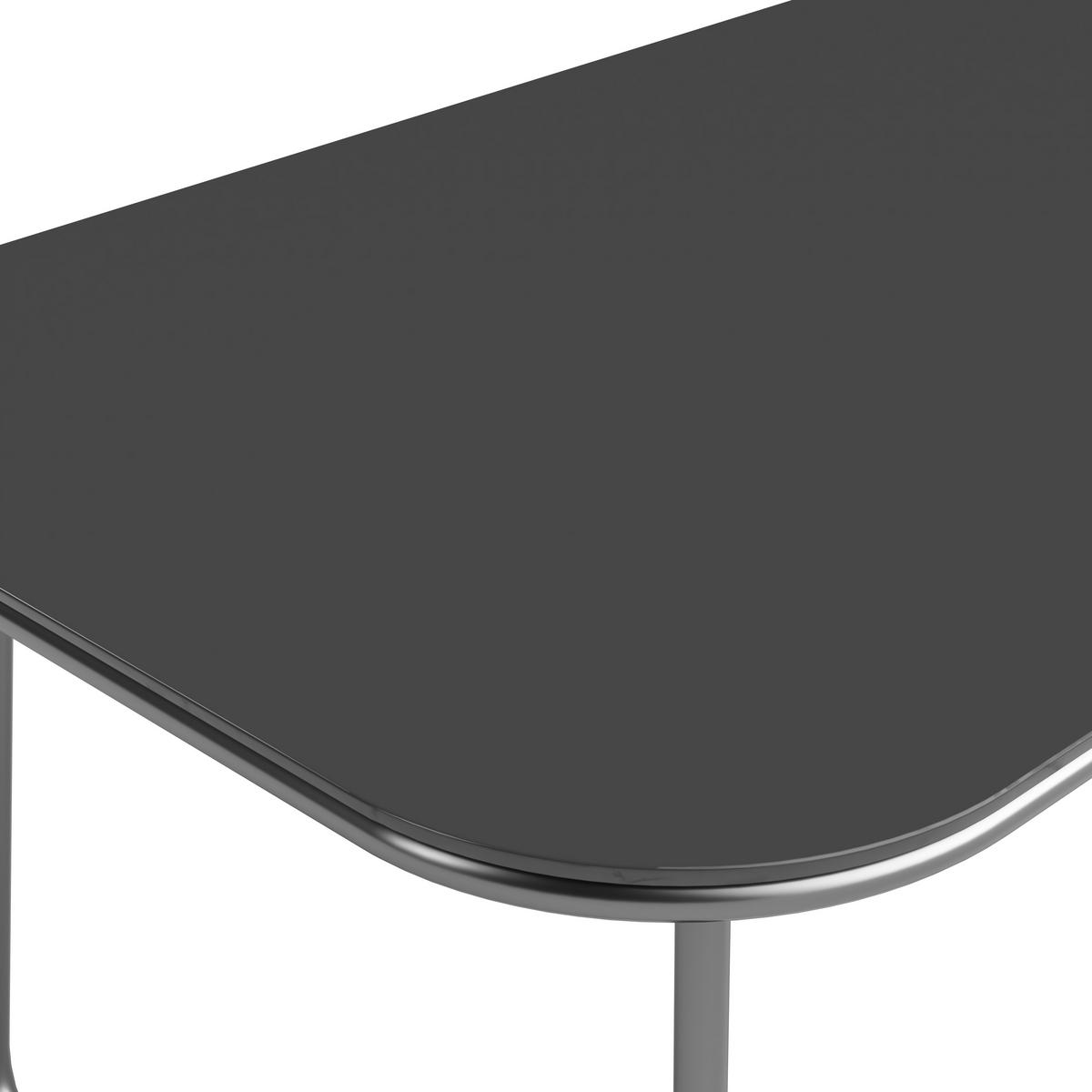 Kerti Garnitúra Elly - natúr színű/fekete, Modern, műanyag/Üveg (116/77/71cm) - Bessagi Garden