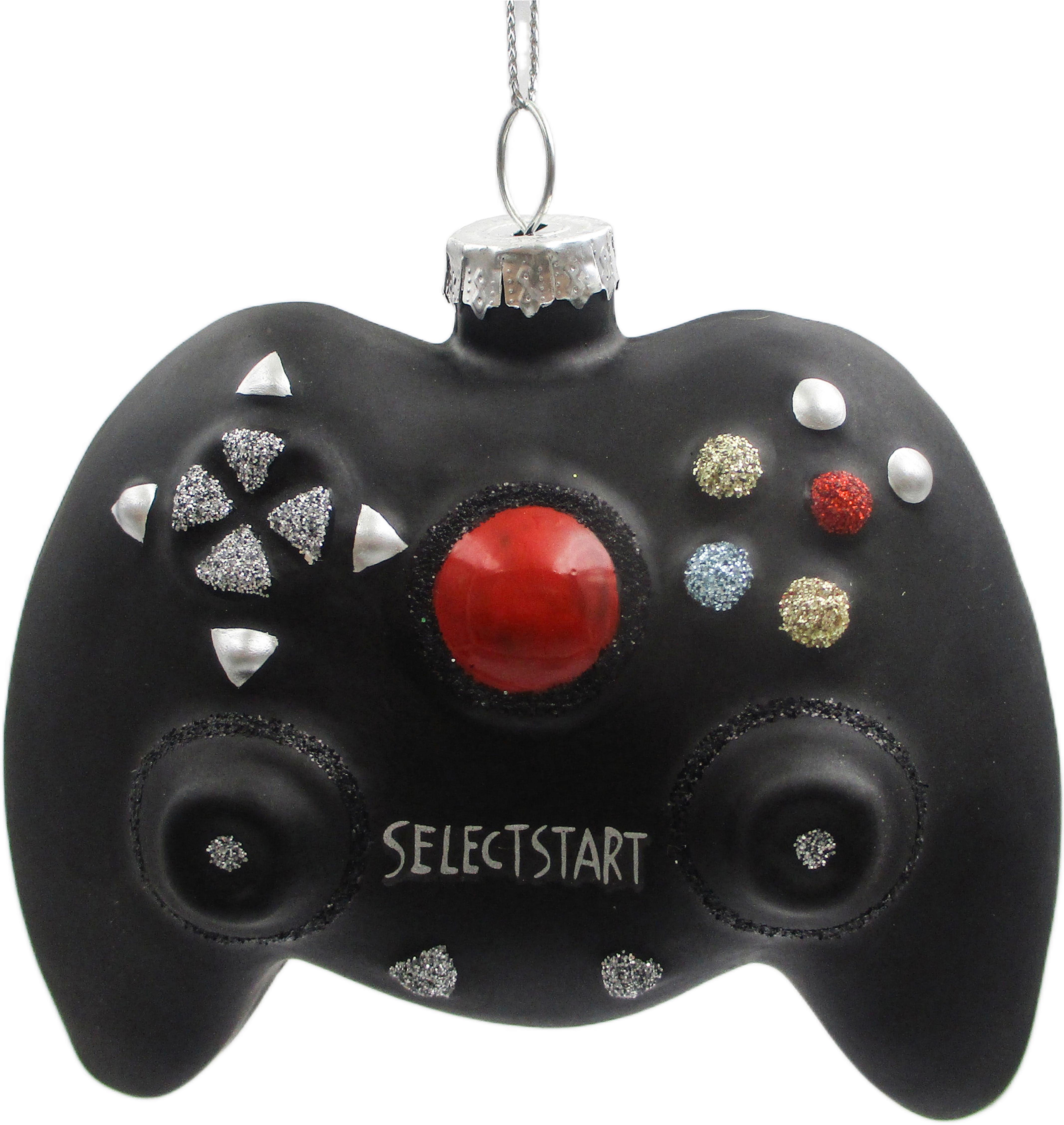 Christbaumanhänger Figures Rot/Schwarz - Rot/Silberfarben, Glas/Textil (10/9/4cm) - Mömax