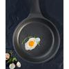 STEKPANNA BLACK LINE - svart, Klassisk, metall/plast (20/4,5cm) - Gourmesto