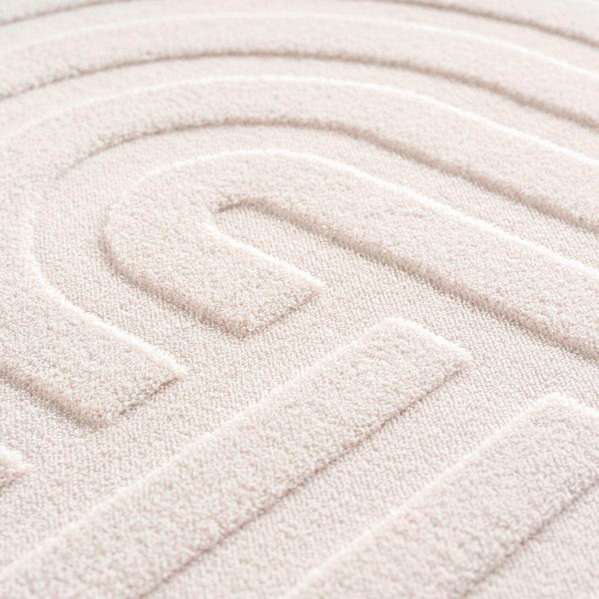 Ravno Tkana Preproga Pompei, Krem Barva, 140x200cm - krem barve, Konvencionalno, tekstil (140/200cm) - Novel