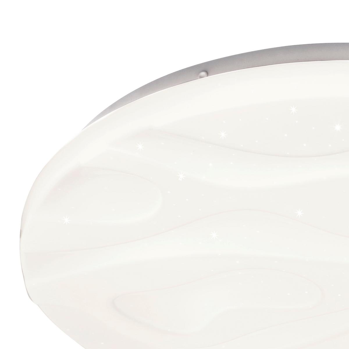 Led Stropna Svjetiljka Nevada - bijela, Konvencionalno, metal/plastika (29/29/6cm)