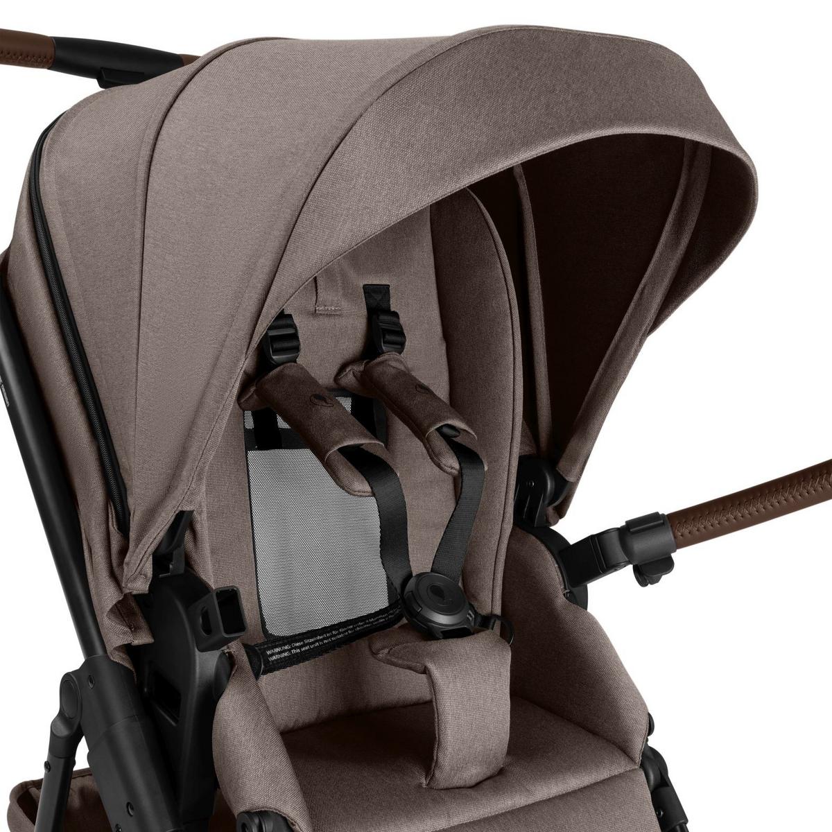 WÓZEK DZIECIĘCY - ZESTAW SALSA 5 AIR MAXI COSI - czarny/biały, Basics, metal/tkanina (95,5/63/118cm) - ABC Design
