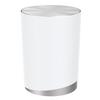 Kosmetikeimer Chris in Weiss - Weiss, Modern, Kunststoff/Metall (19,05/25,4cm) - Premium Living