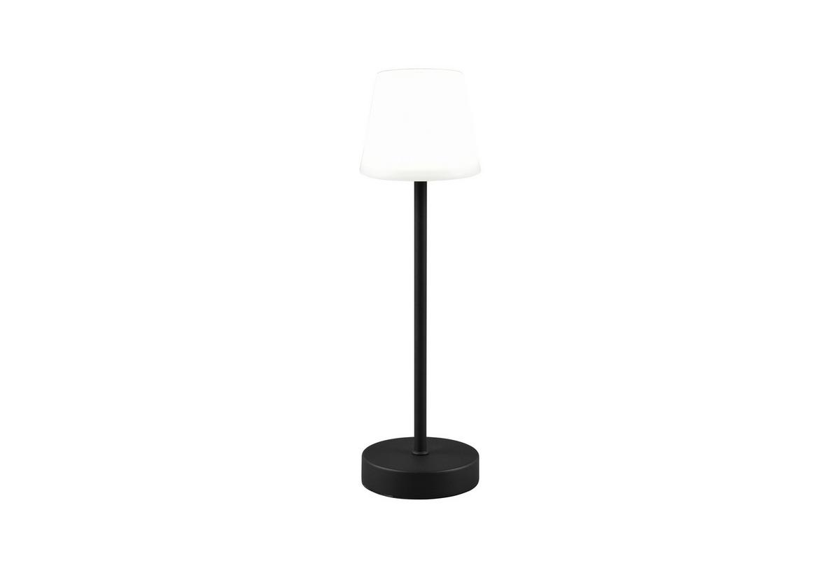 LAMPA STOŁOWA Z AKUMULATOREM R54086132 MARTINEZ - czarny/biały, Konventionell, tworzywo sztuczne/metal (11,00/39,00cm)