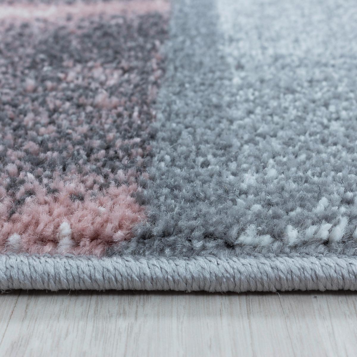 Webteppich Ottawa Rosa ca. 140x200cm - Rosa, Design, Textil (140/200cm) - Novel