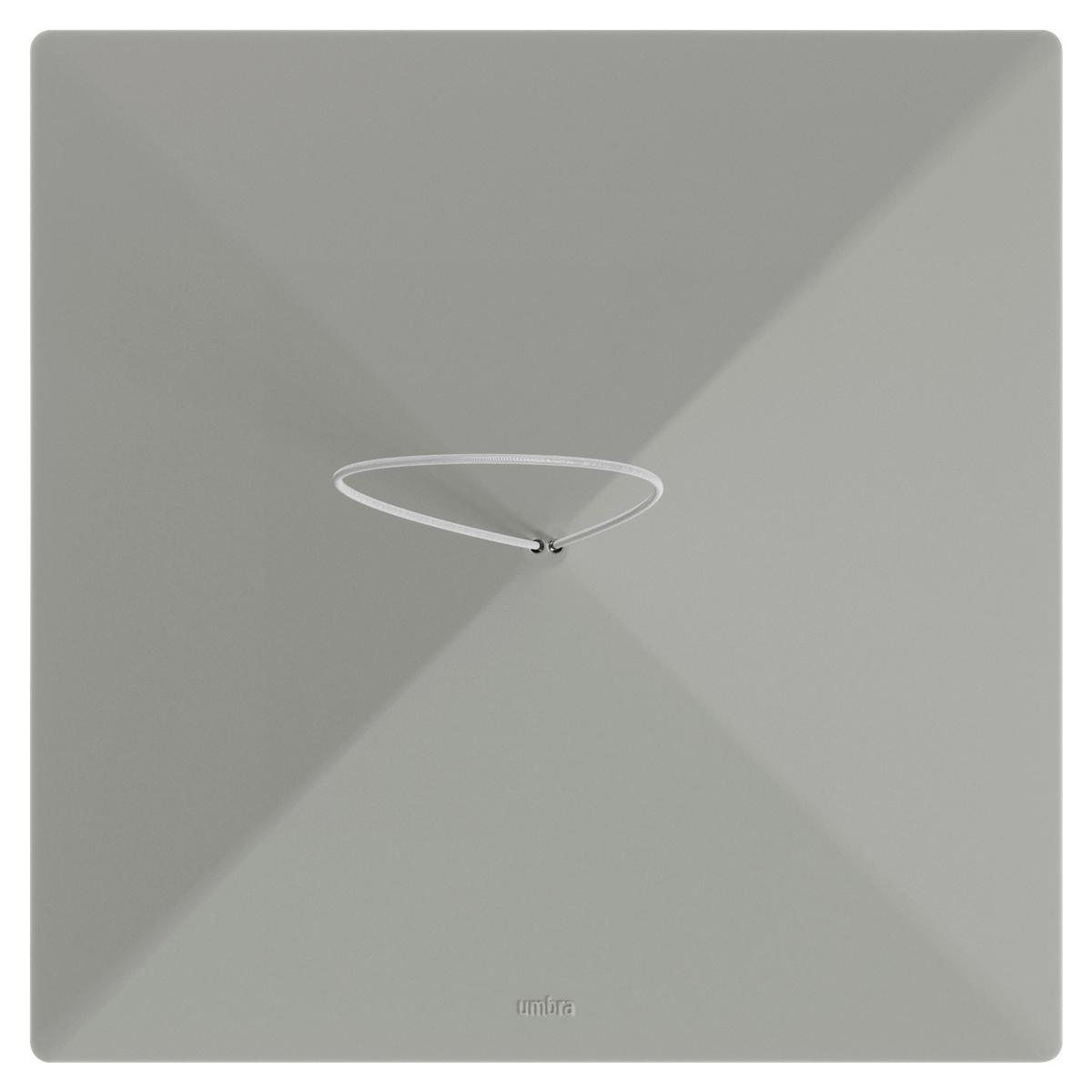 Vogelhaus Grau - Grau, Design, Kunststoff (22,9/21,5/22,9cm) - Umbra