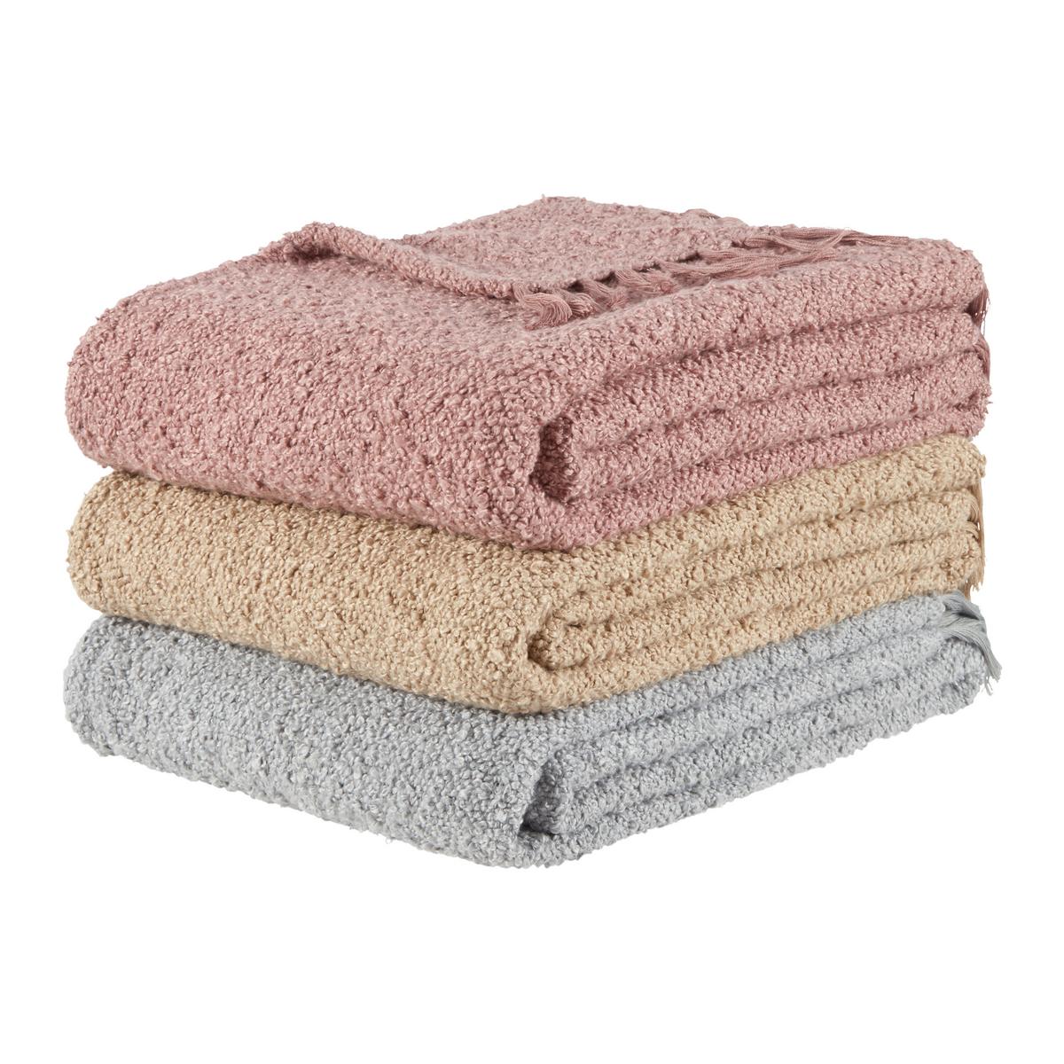 Kuscheldecke Berkley Beige ca. 130x170cm - Beige, KONVENTIONELL, Textil (130/170cm) - Mömax