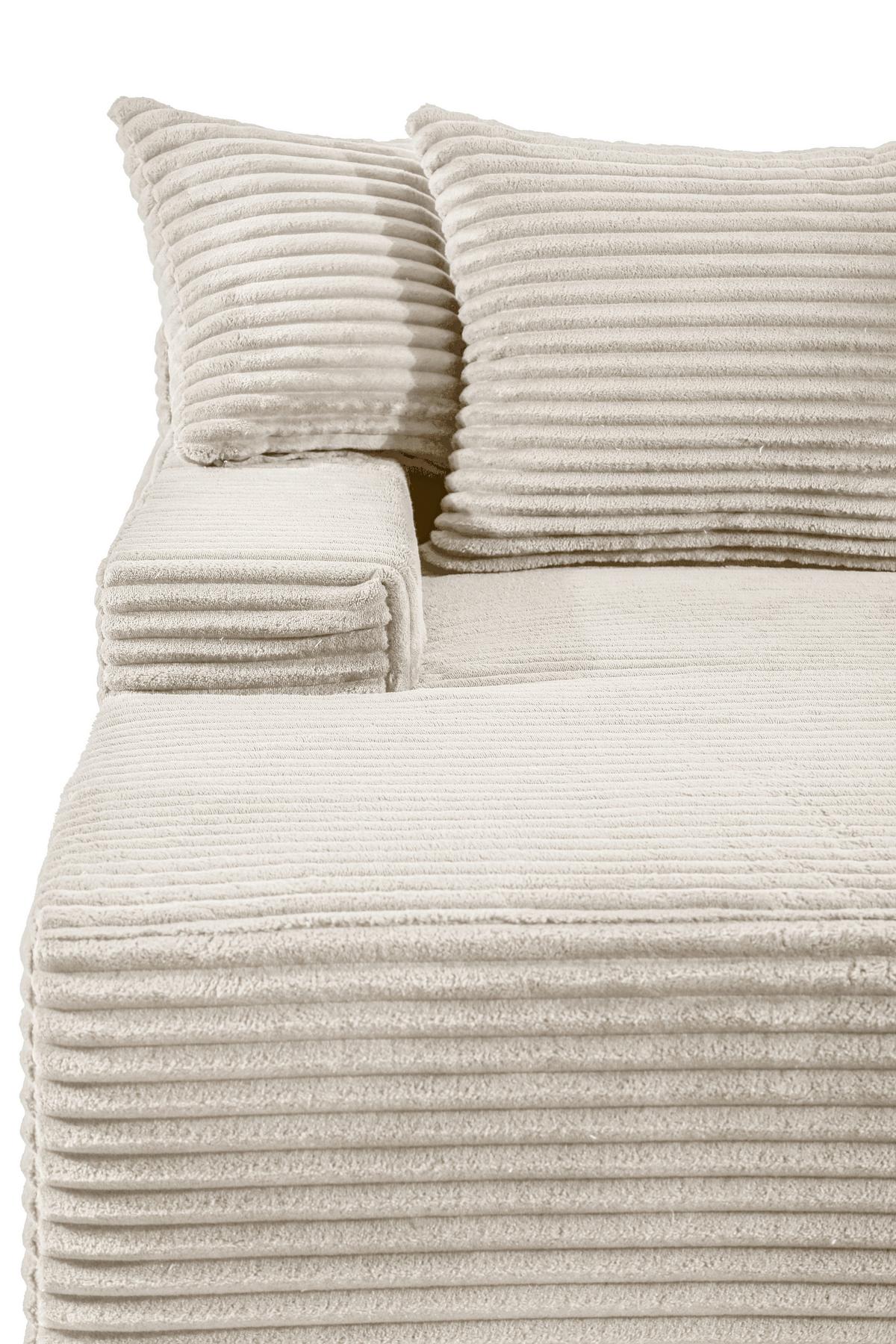 Fotelj Lunaris, Bež - bež, Design, tekstil (125/63/170cm) - P & B