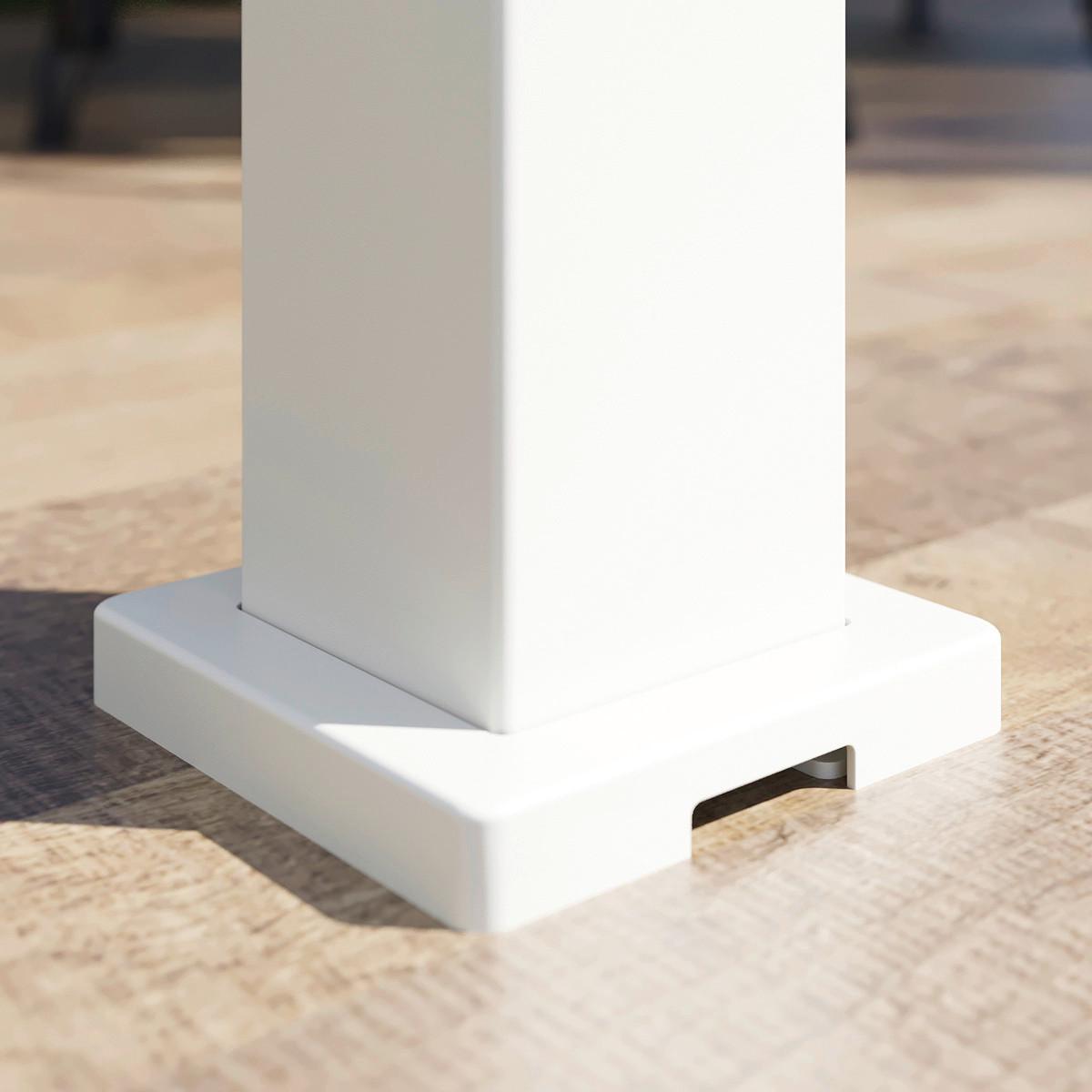 Pergola Superior, Bela, 3,6x4m - bela/visoki sijaj, Basics, kovina (360/255/400cm) - Gardenson