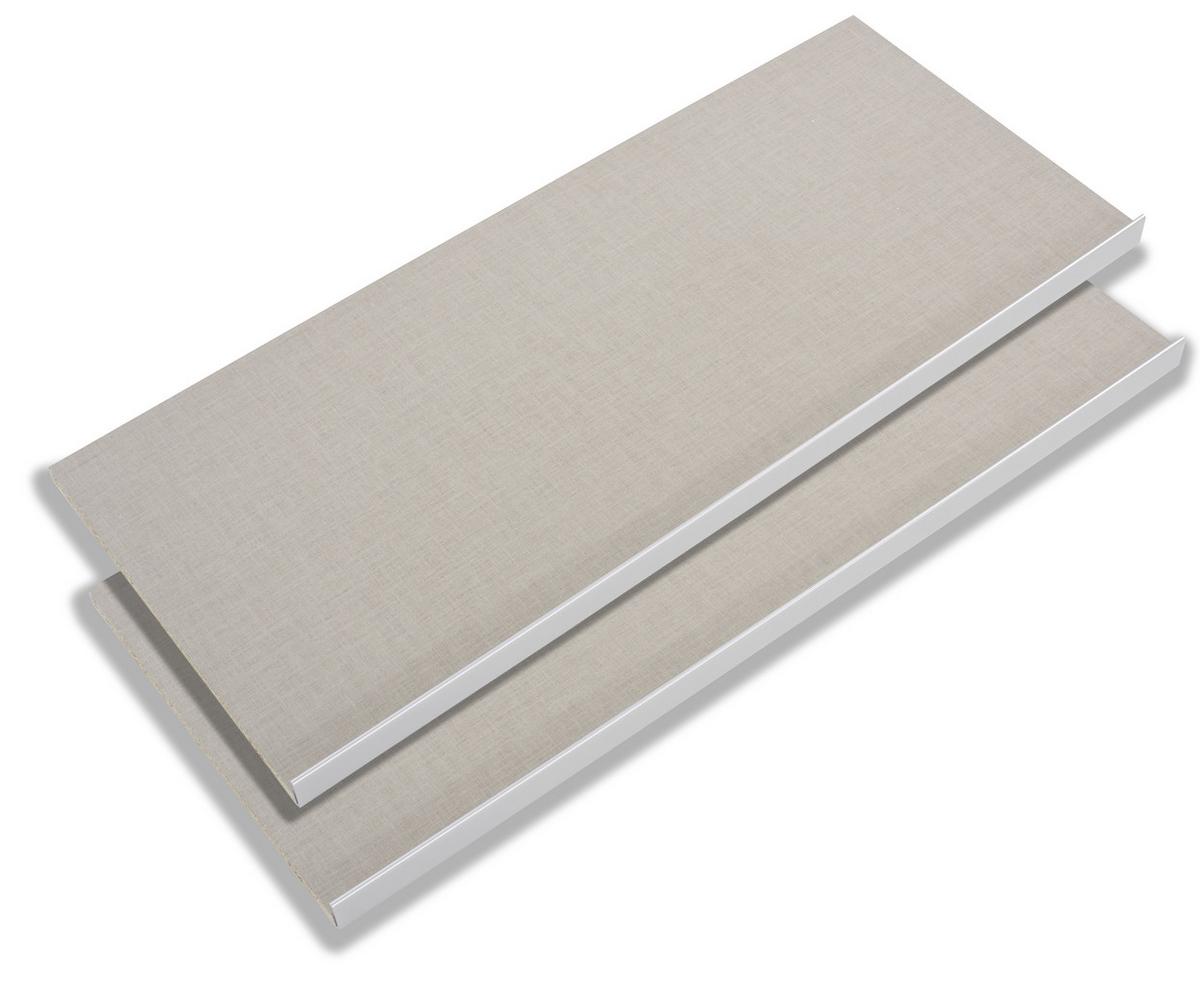 Polica Za Obuću Universal - siva, drvni materijal (88/16/37cm) - Modern Living