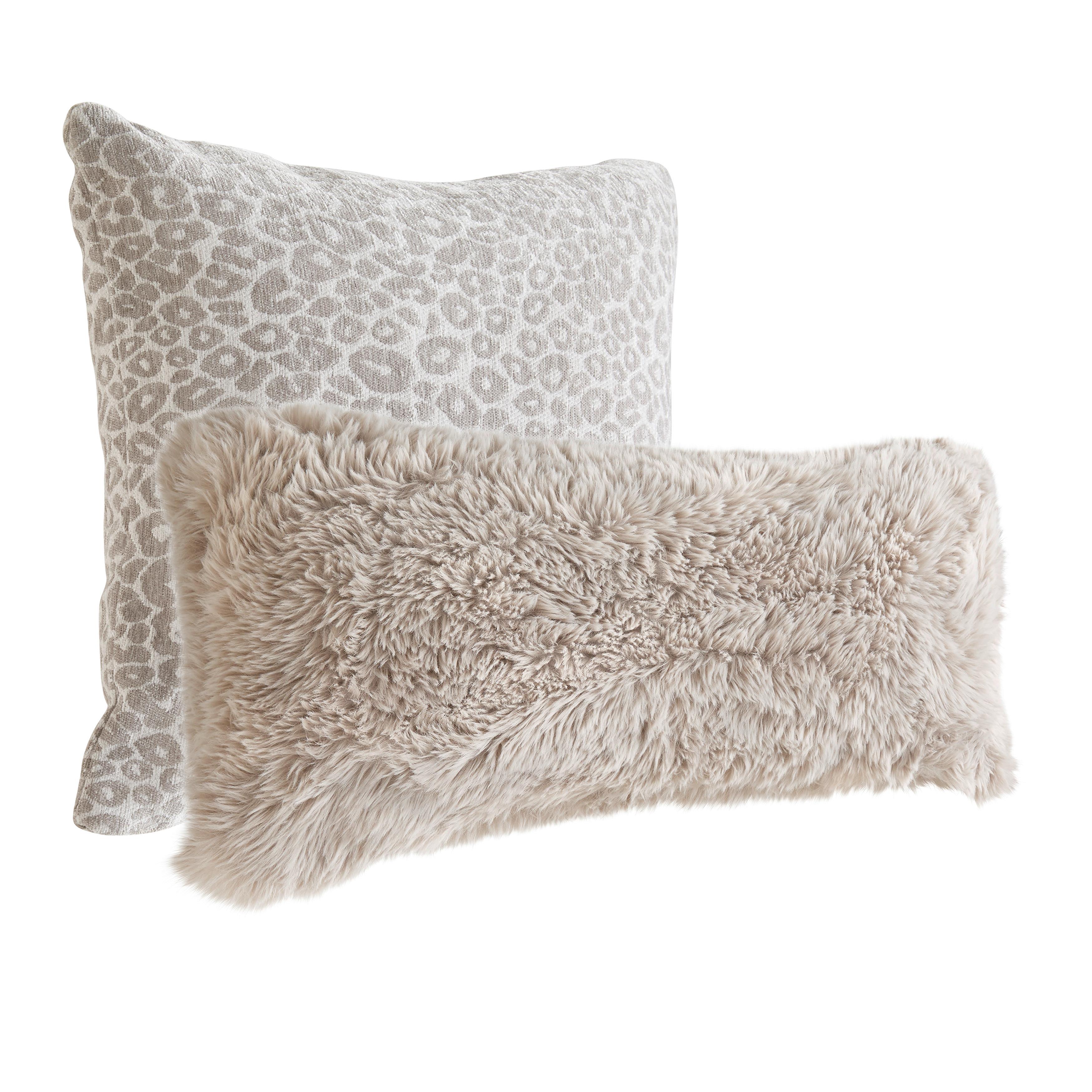 Set Jastuka Cammelio - bež-siva/sivo-braon, Moderno, tekstil (48/48cm) - Mömax