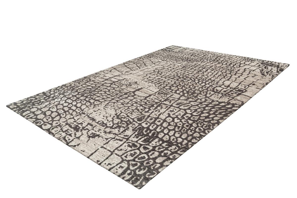 Flachwebeteppich Davio 300 - Grau, Konventionell, Textil (120/170cm) - Kayoom