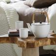 Becher Agnes Weiß - Weiß, Keramik (4/7cm) - Premium Living