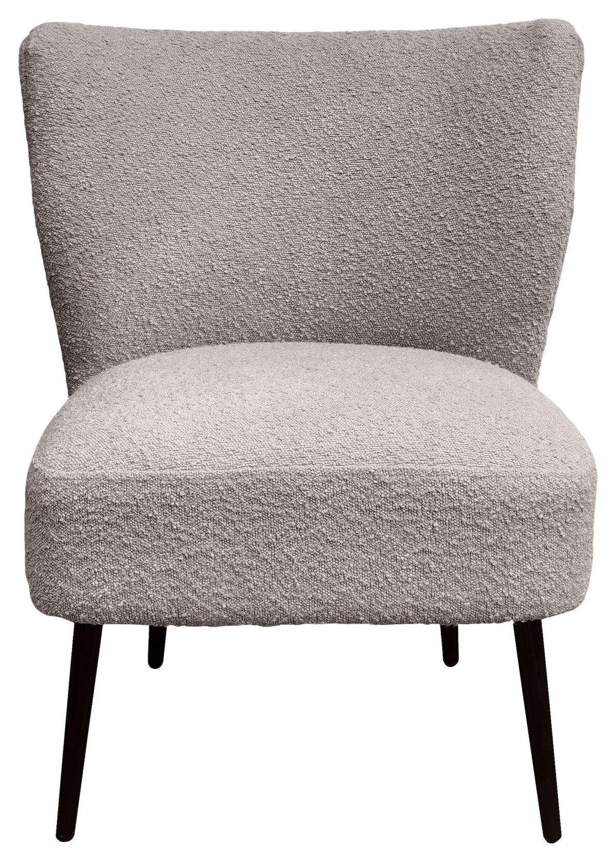 Fotelja Tessa - siva/crna, Moderno, drvo/metal (59/77/67cm) - Mömax