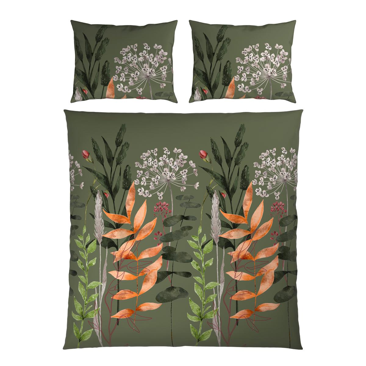 Posteljnina Leavi Xxl - zelena, Moderno, tekstil (200/200cm) - Mömax
