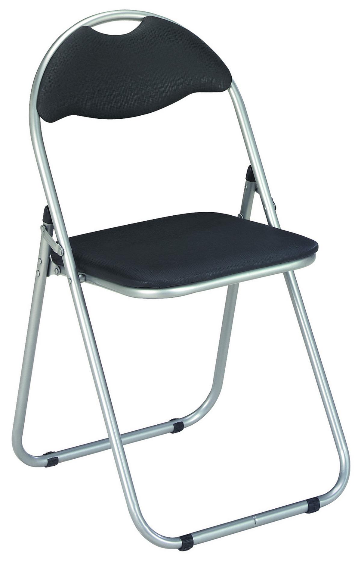SCAUN PLIABIL SHAKE - negru, Modern, plastic/metal (44/80/47cm) - Modern Living