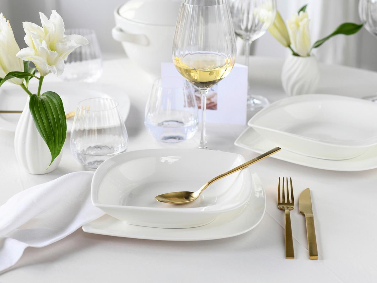 Kombinirani Servis Melbourne Creme, 30-Delni - bela, keramika - Creatable