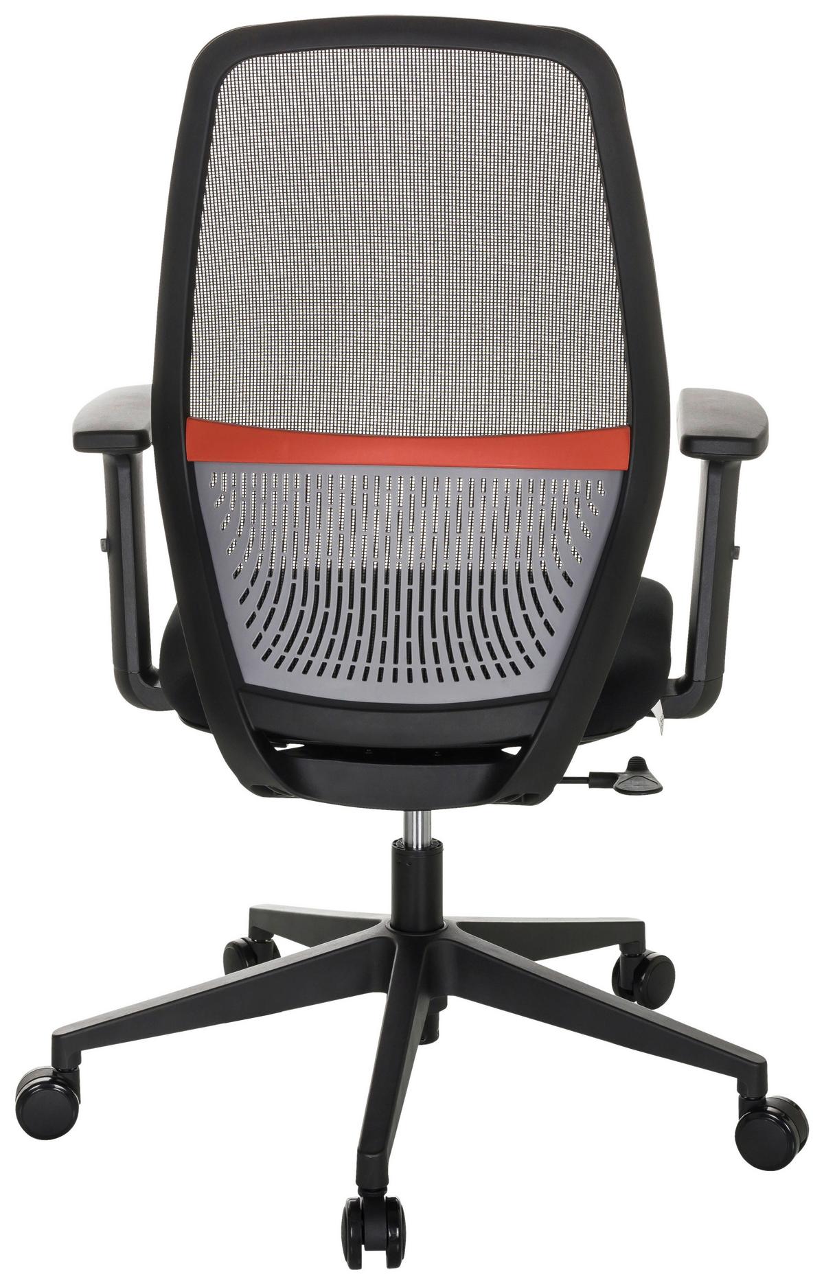 Pisarniški Stol Carlow I, Črna - črna, Basics, umetna masa/tekstil (65/98/65cm) - MID.YOU