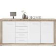 Komoda Malta - siva/bela, Moderno, umetna masa/leseni material (179/86/40cm) Komoda Malta - siva/bela, Moderno, umetna masa/leseni material (179/86/40cm)