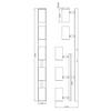 SPOTLIGHT WITMO - svart, Modern, metall (70/35/17cm) - Mömax