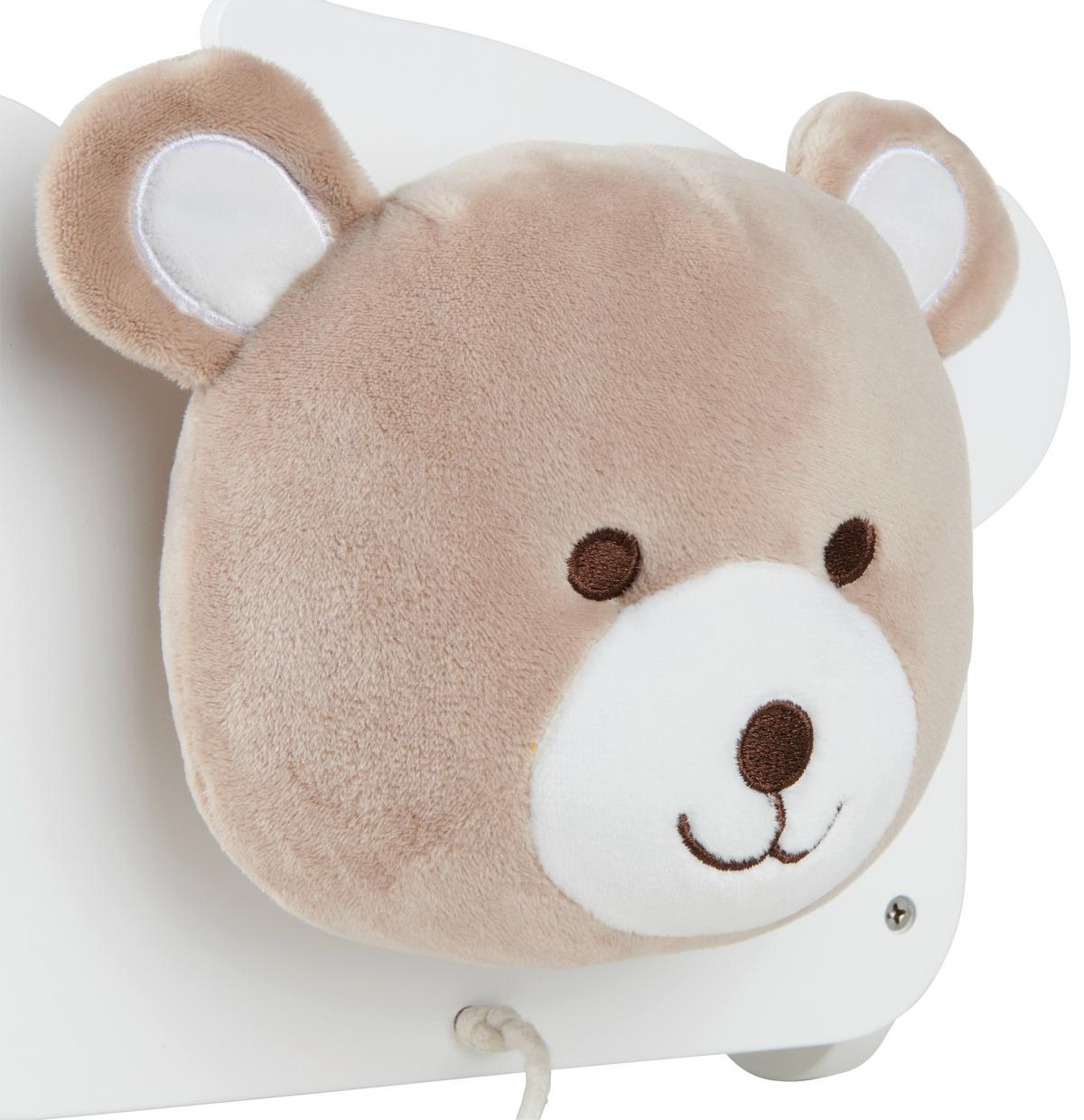 SAMOCHÓD DO CIĄGNIĘCIA HONEY - kremowy/biały, Basics, materiał drewnopochodny/tkanina (38/23/21,4cm) - My Baby Lou