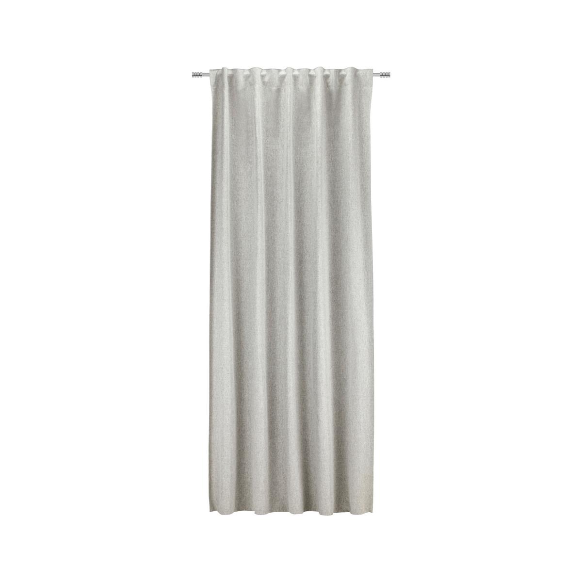 ZASŁONA DEKORACYJNA HARU - taupe, Modern, tkanina (140/245cm)