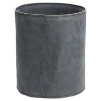 Übertopf Mette in Grau - Grau, Kunststoff/Textil (13,5/16cm) - Modern Living