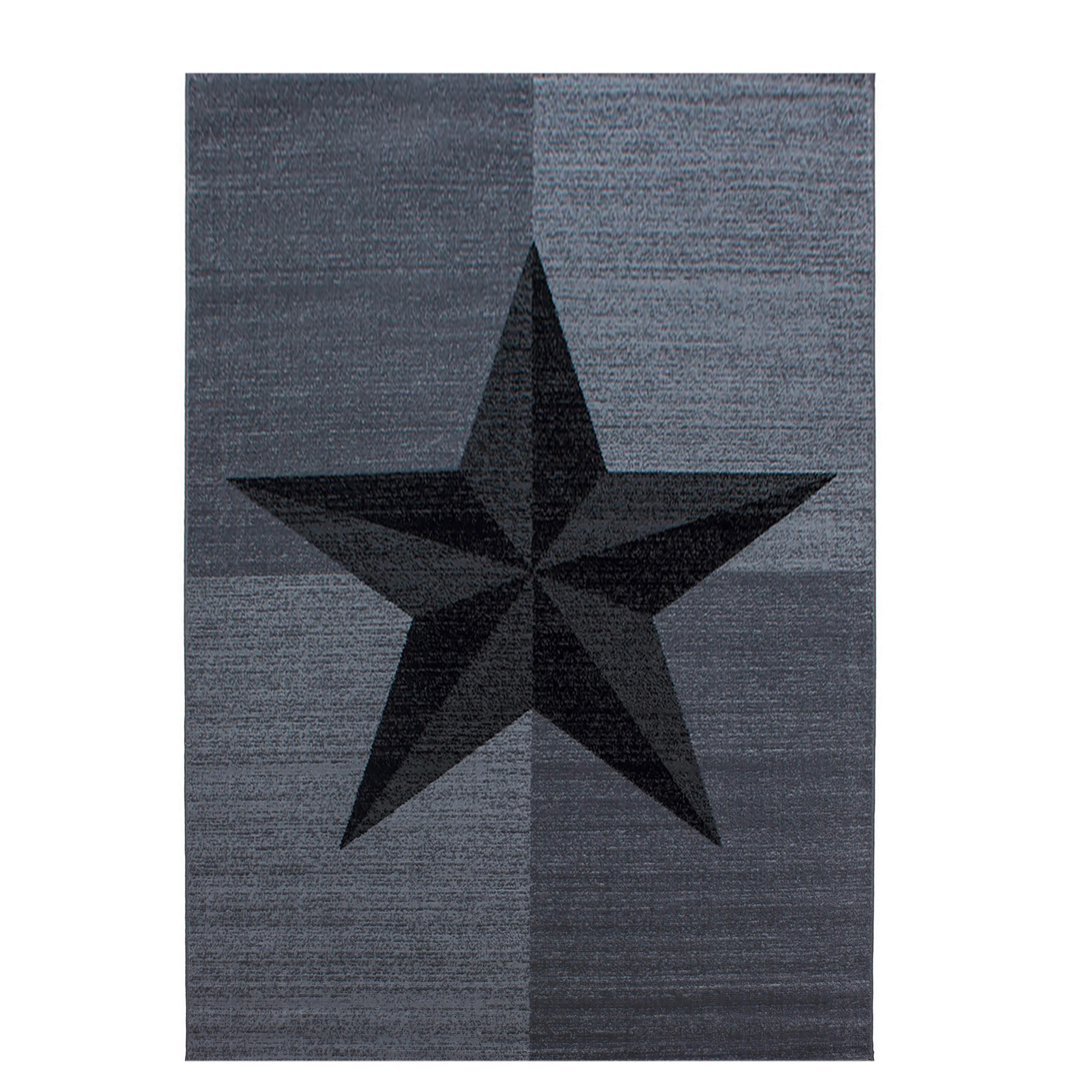 Webteppich Plus Grau ca. 140x200cm - Grau, Basics, Textil (140/200cm) - Novel