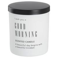 Kerze im Glas Vivat verschiedene Designs - Weiss/Beige, Glas (7,9/9,7/7,9cm) - Mömax