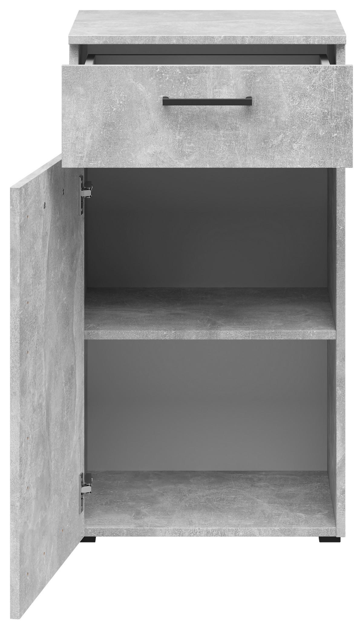 Kommode Multistauraum Grau - Anthrazit/Schwarz, Modern, Holzwerkstoff/Kunststoff (45/83/40cm) - Premium Living
