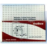 Tűzőkapocs 1000 Db/csomag - Konventionell (8x8x2cm)