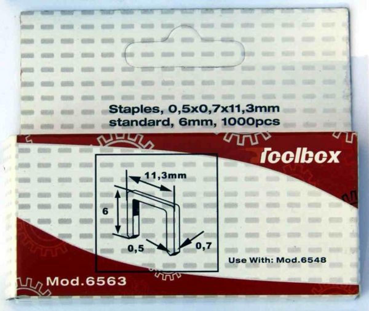 Tűzőkapocs 1000 Db/csomag - Konventionell (8x8x2cm)