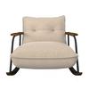 GUNGFÅTÖLJ INES - beige/svart, Modern, metall/trä (89/77/94cm) - Bessagi Home