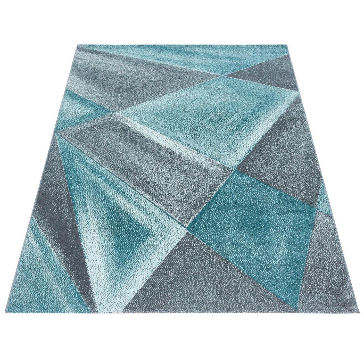 Webteppich Beta Blau ca. 160x230cm - Blau, Basics, Textil (160/230cm) - Novel