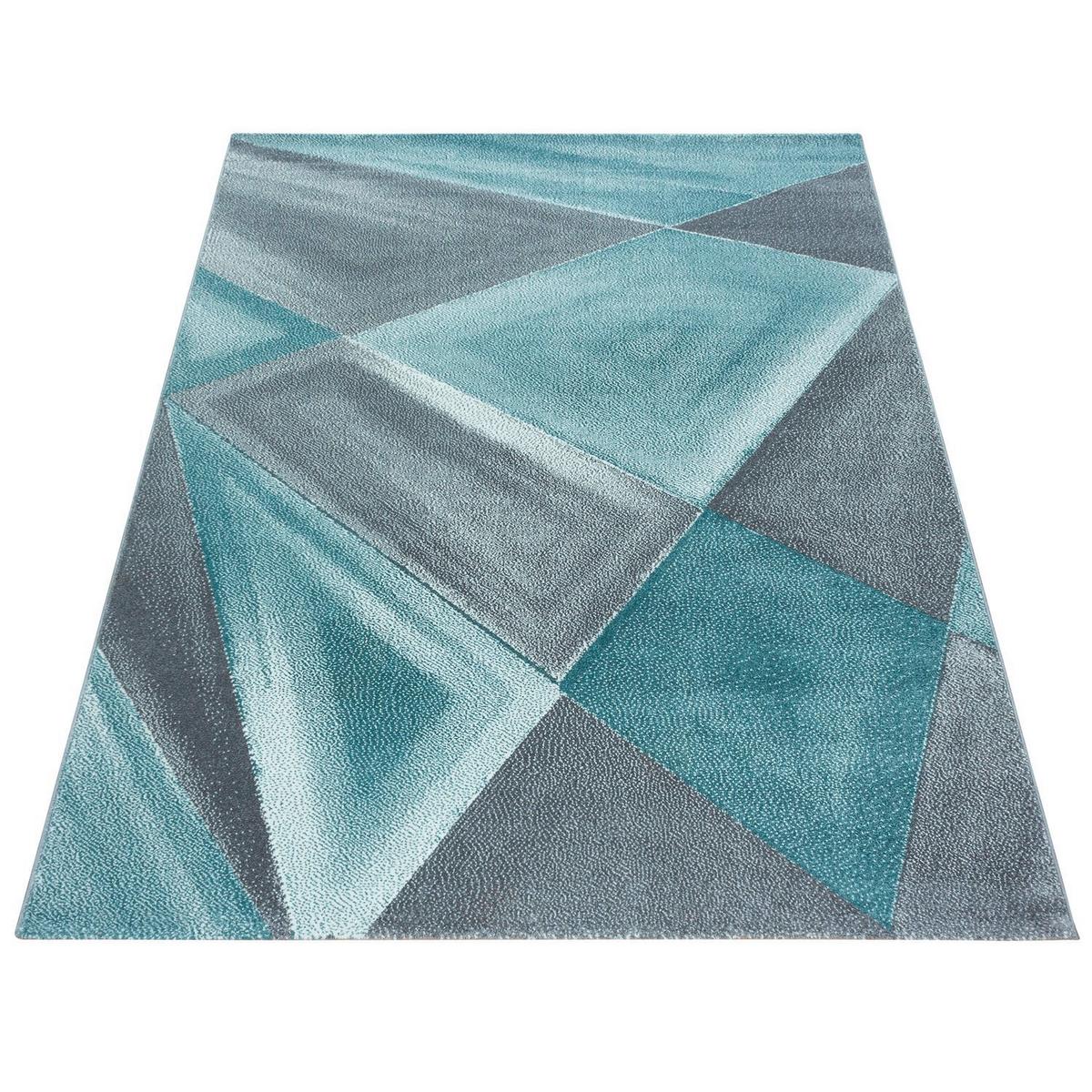 Webteppich Beta Blau ca. 200x290cm - Blau, Basics, Textil (200/290cm) - Novel
