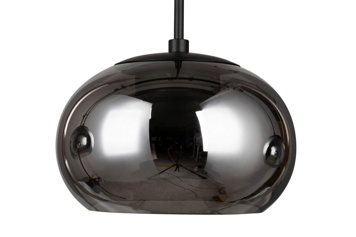 LAMPA WISZĄCA LED MILA *SBN* - czarny, Design, metal/szkło (103/23/150cm) - Novel