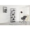 ÉTAGÈRE MATEA II -EXKLUSIV- - noir, MODERN, matériau en bois/métal (60/170/33cm) - Mömax