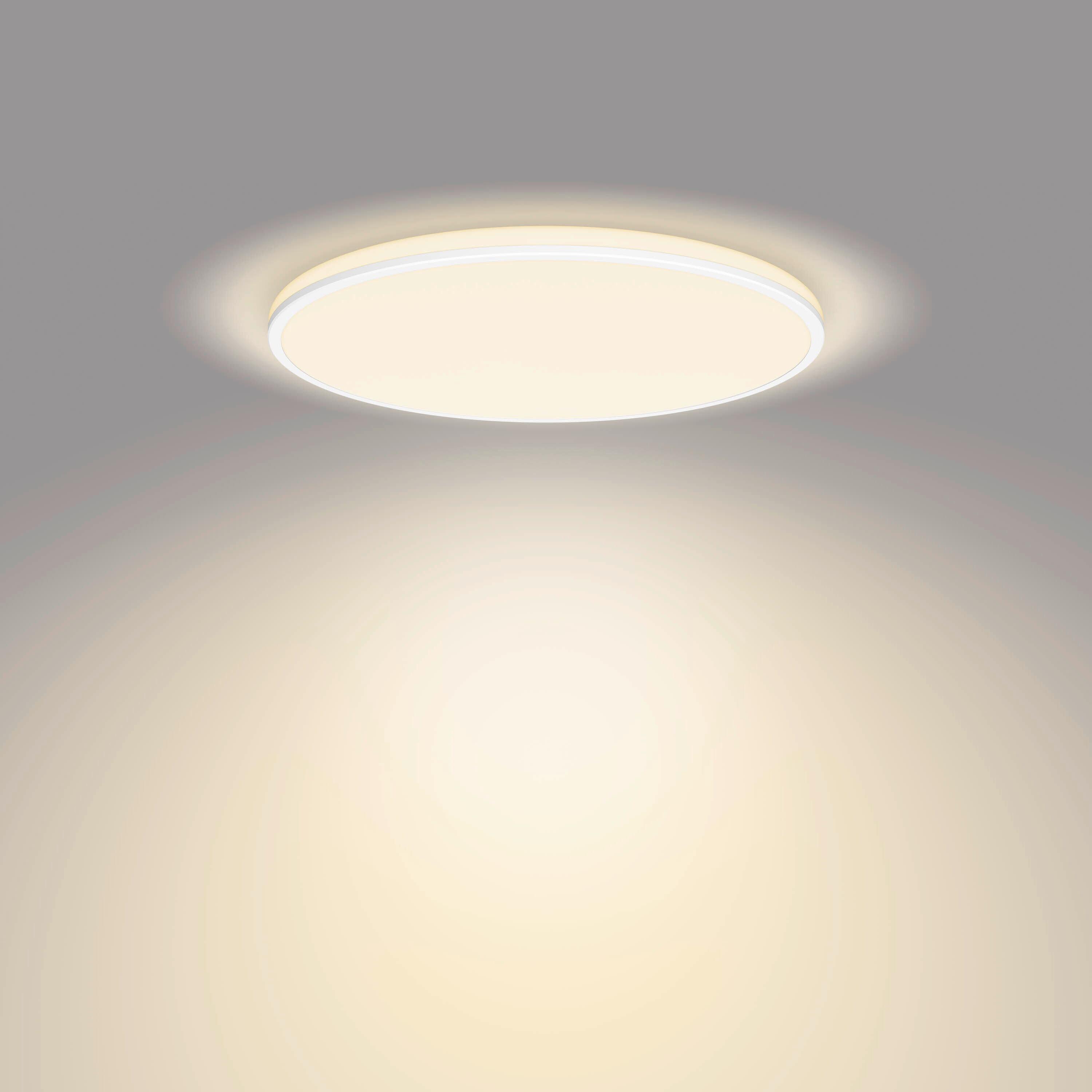 LAMPA SUFITOWA LED 43198000 OZZIET - biały, Basics, metal (4,5/40/4,5cm)