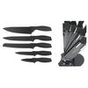 KNIVBLOCK MELLY - svart, Modern, metall/plast (18/34/11,5cm) - Modern Living