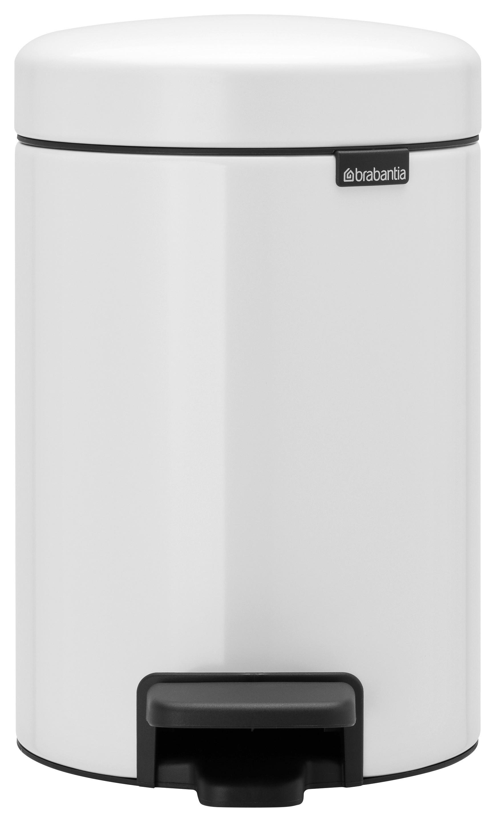 KOSZ NA ŚMIECI Z PEDAŁEM 112126 - biały, Design, tworzywo sztuczne (16,8/26,4/23,5cm) - Brabantia