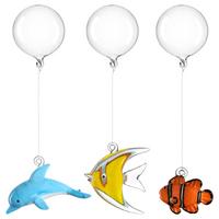 Dekofisch Multicolor - Transparent/Gelb, KONVENTIONELL, Glas (21,00/6,00/15,00cm) - Leonardo