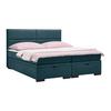 Boxspring Krevet Ethan - tamno plava/crna, Moderno, tekstil/plastika (160/200cm) - Premium Living