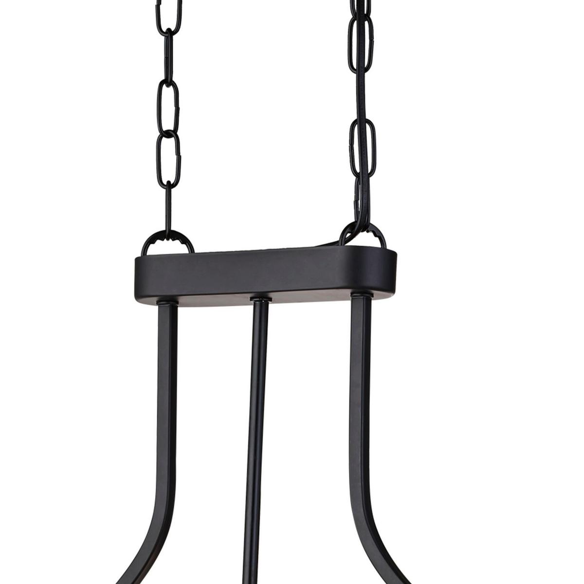 Kristály Függőlámpa Victoria 8095-5bk - fekete, Design, üveg/fém (78/150/30cm)