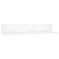 Stenska Polica Poole, Bela - bela, Design, steklo/leseni material (109/18/22cm) - Hom`in