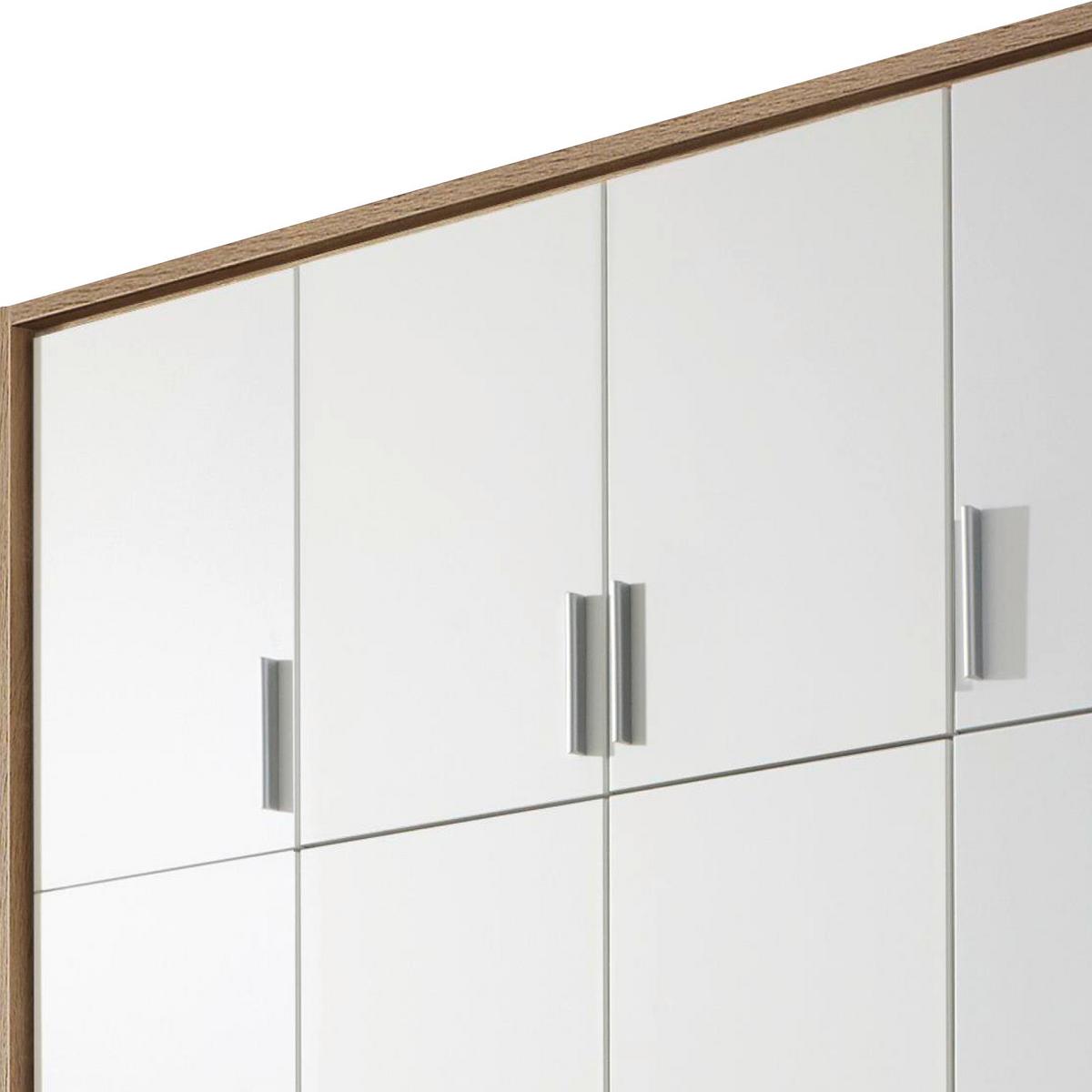 Ormar S Klasičnim Vratima Hildesheim - bijela/hrast Sonoma, Design, drvni materijal/plastika (185/231/56cm) - Modern Living