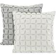 Zierkissen Cube in Grau, ca. 45x45cm - Grau, Textil (45/45cm) - MÖMAX modern living