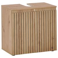 SZAFKA POD UMYWALKĘ AUSTIN - czarny/dąb artisan, Modern, materiał drewnopochodny/tworzywo sztuczne (60/57/36cm) - MID.YOU